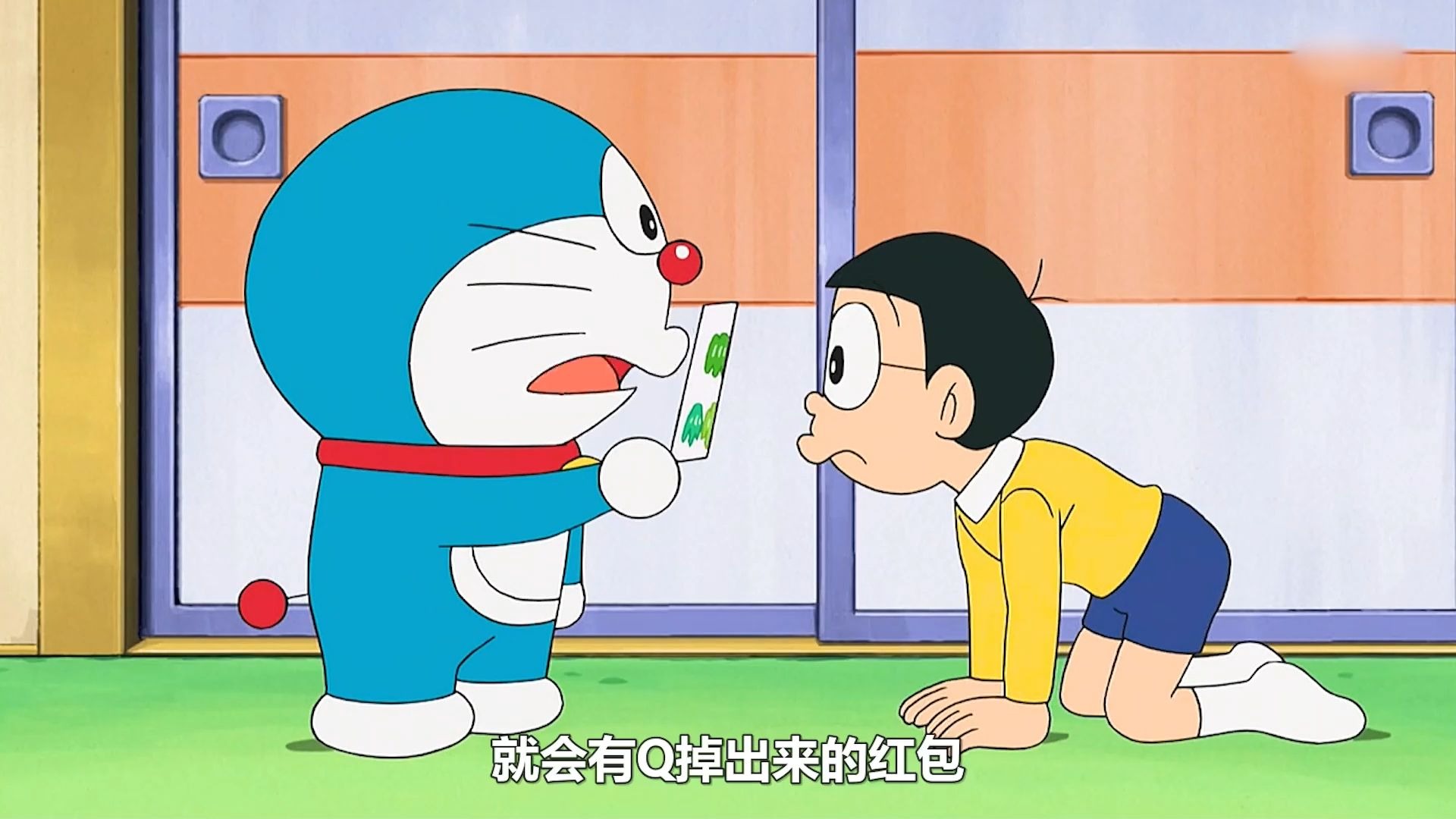 太难了！这一天大雄上学的路太难了！雄等人坐自建列车去上学，中途