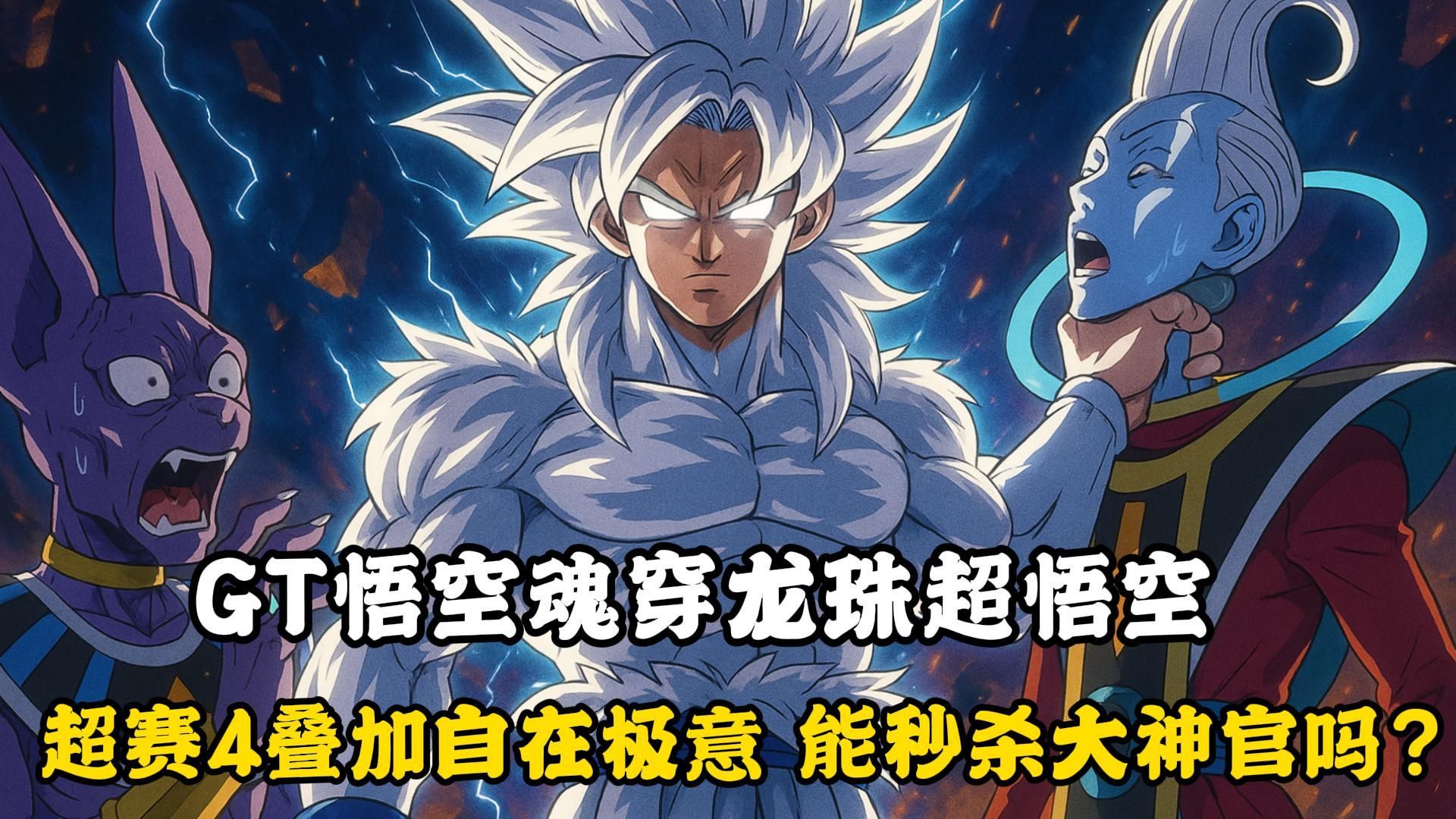 GT魂穿龙珠超悟空，超赛4叠加自在极意能秒杀大神官吗？