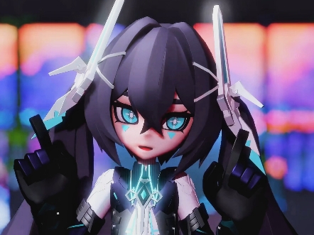 【凹凸oc/mmd】机械娘好像知道自己很可爱