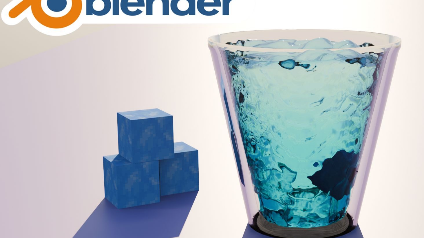 blender 冰块饮料练习