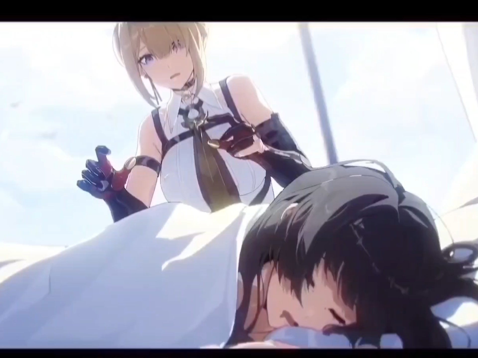 伊芙琳好像被牛了