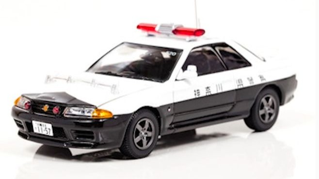 【日本警车】神奈川县高速公路交通警察 日产GTR R32模型