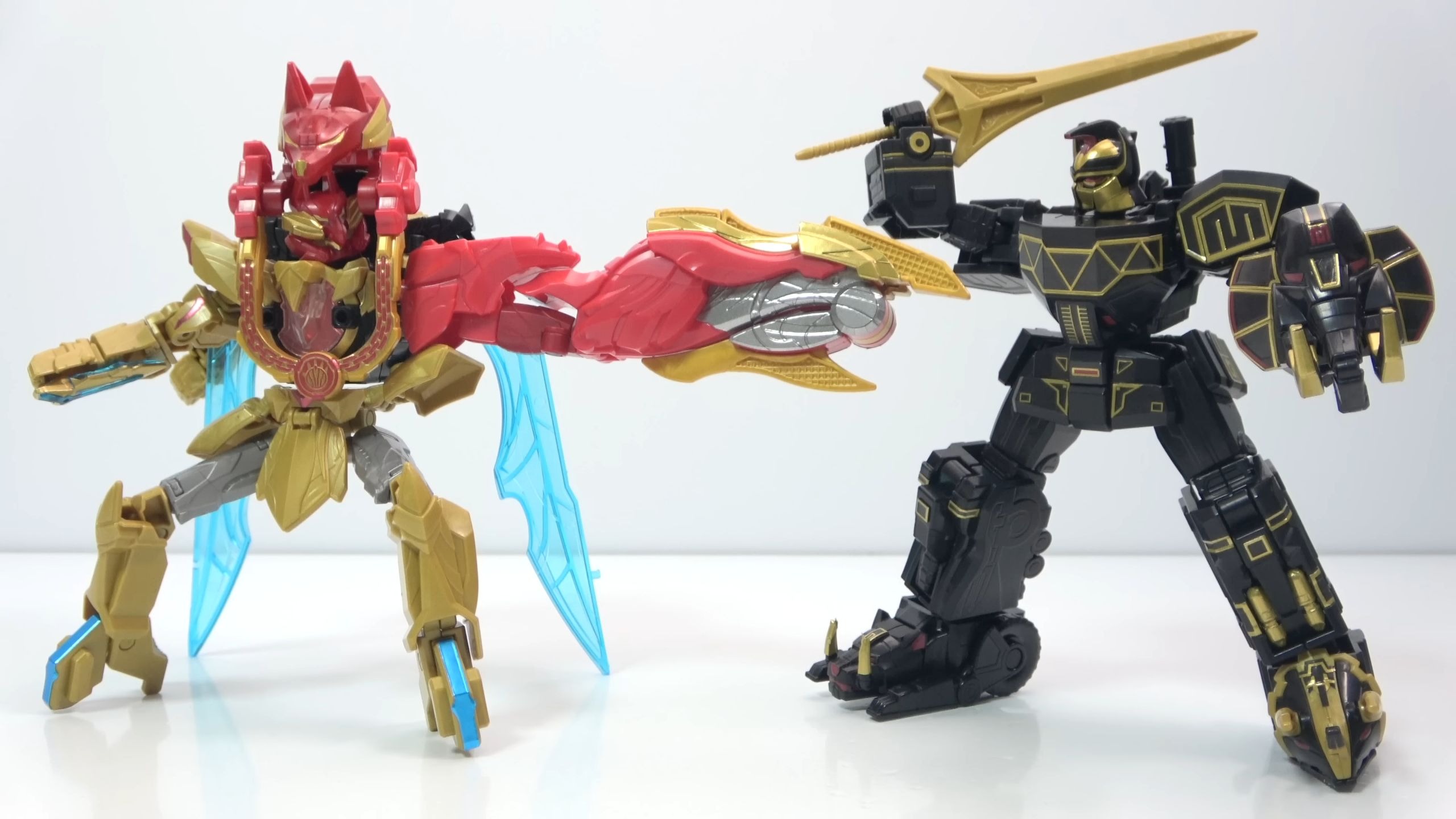 [贴纸完全使用]万代8月 食玩MiniPla 战队  豪兽者合体03 黑