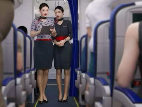 东方航空空姐乘务员漫画，多样风格漫画。#大韩航空 #东方航空 