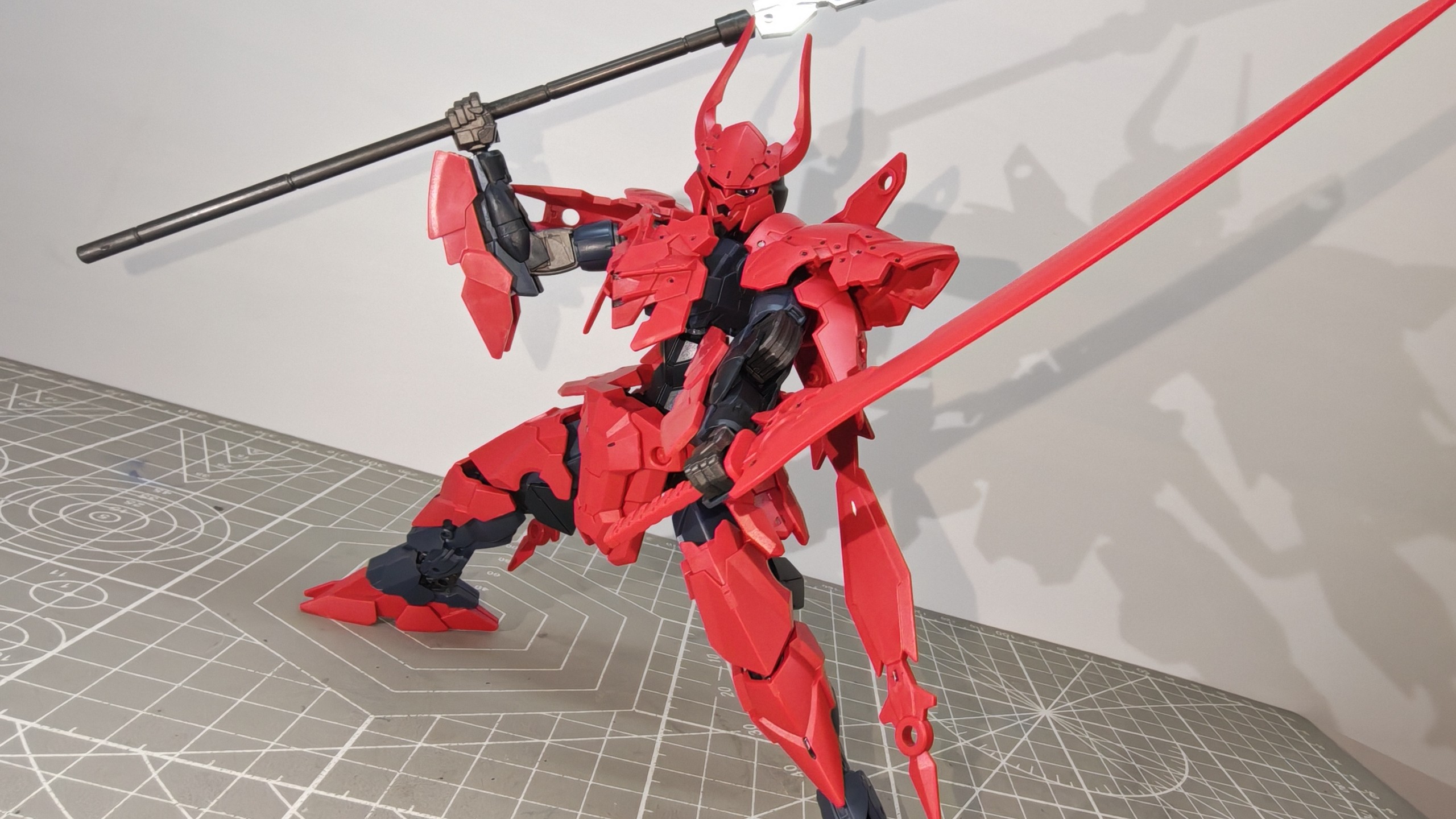 [万代]30MM网络限定斯匹纳提红武士简单把玩，展示