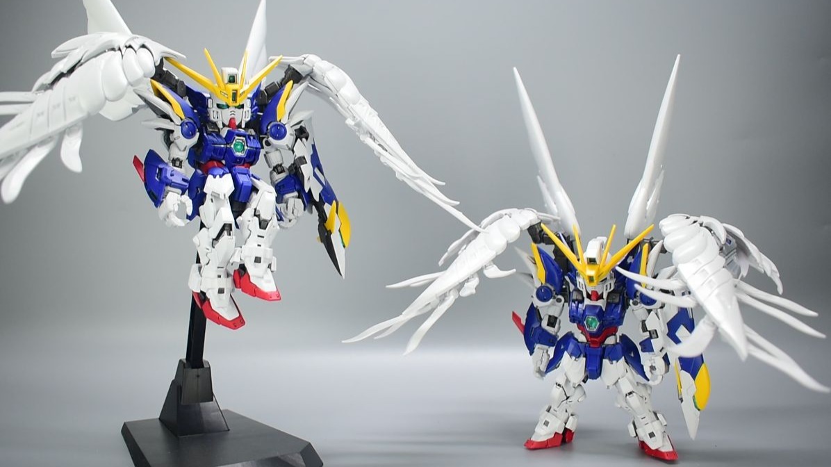 竟然有4家！GL&华尔兹模型 MGSD飞翼高达 零式EW对比玩具开箱