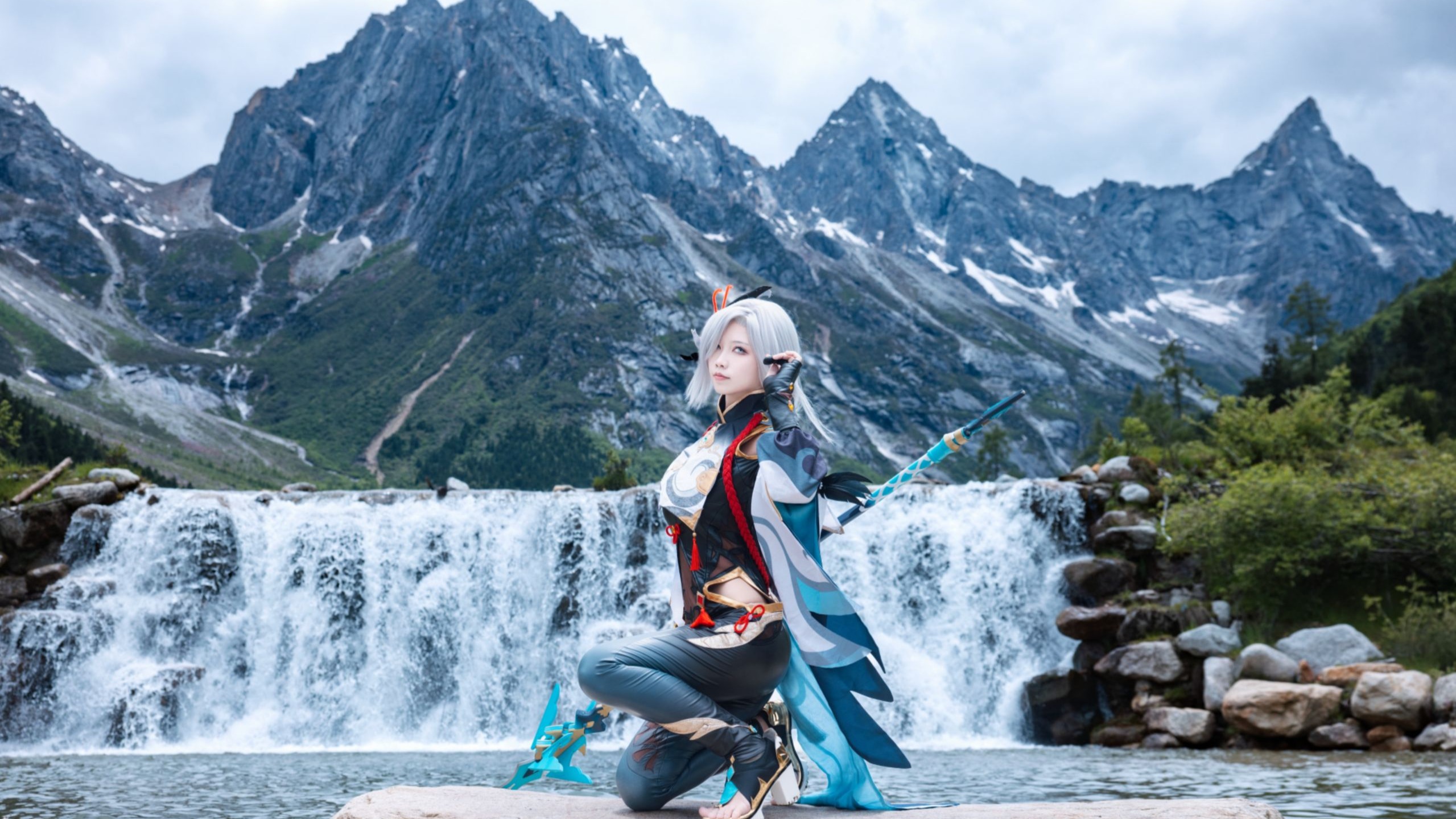 【雪山神女最终章】最后我终于和申鹤一起去了雪山with佳能EO