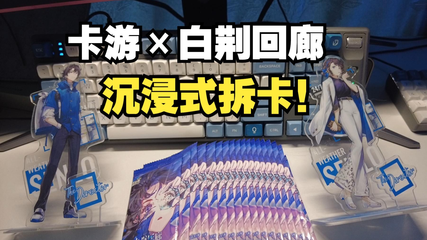 我抽的是卡吗？我抽的都是爱呀！卡游×《白荆回廊》，沉浸式拆卡！