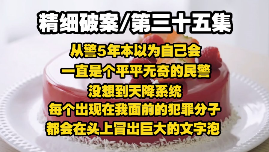 【精细破案35】从警5年，本以为自己会一直是个平平无奇的民警，