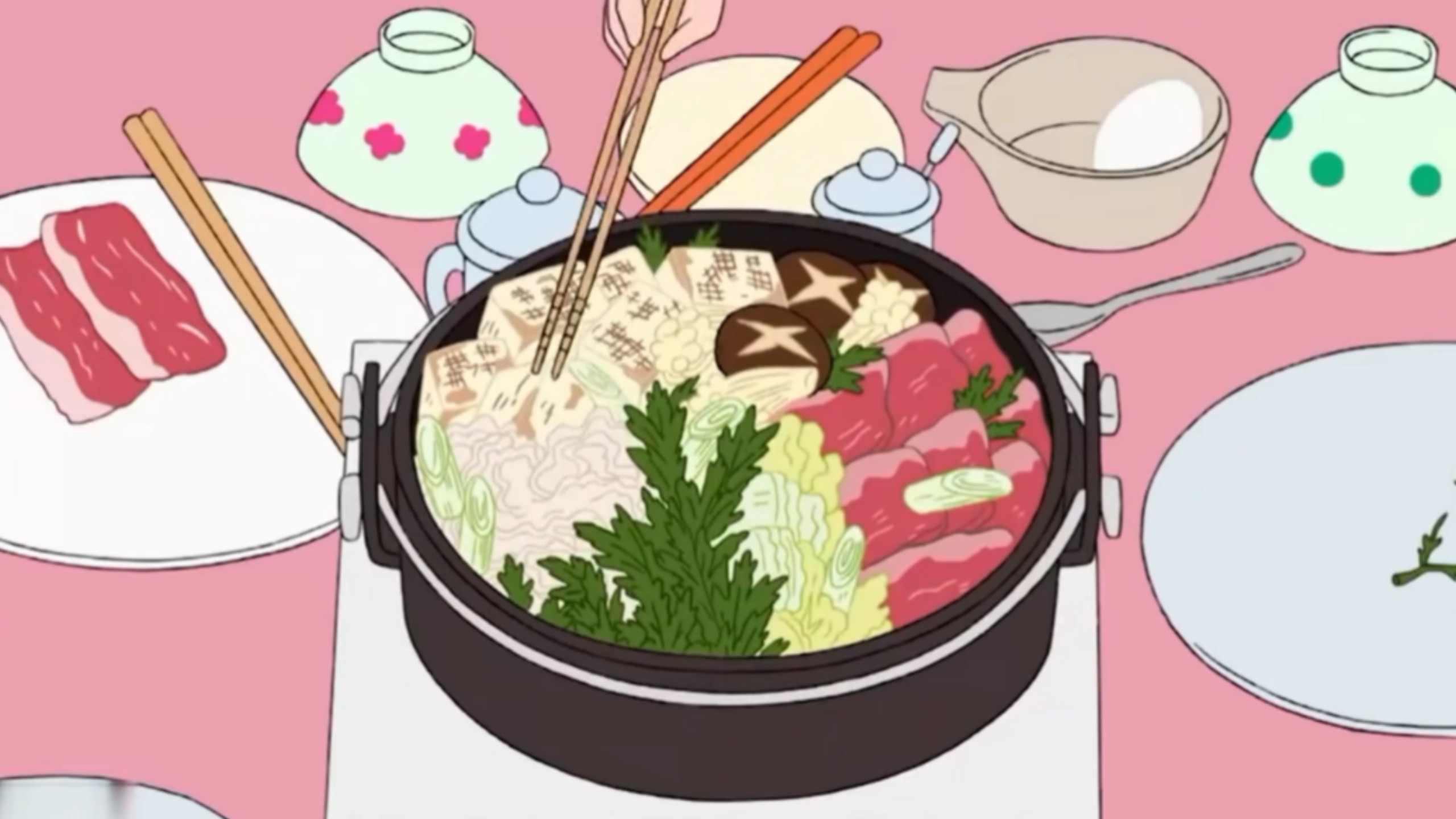 【樱桃小丸子】姐姐为了让一家人吃美味的火锅变成成火锅将军