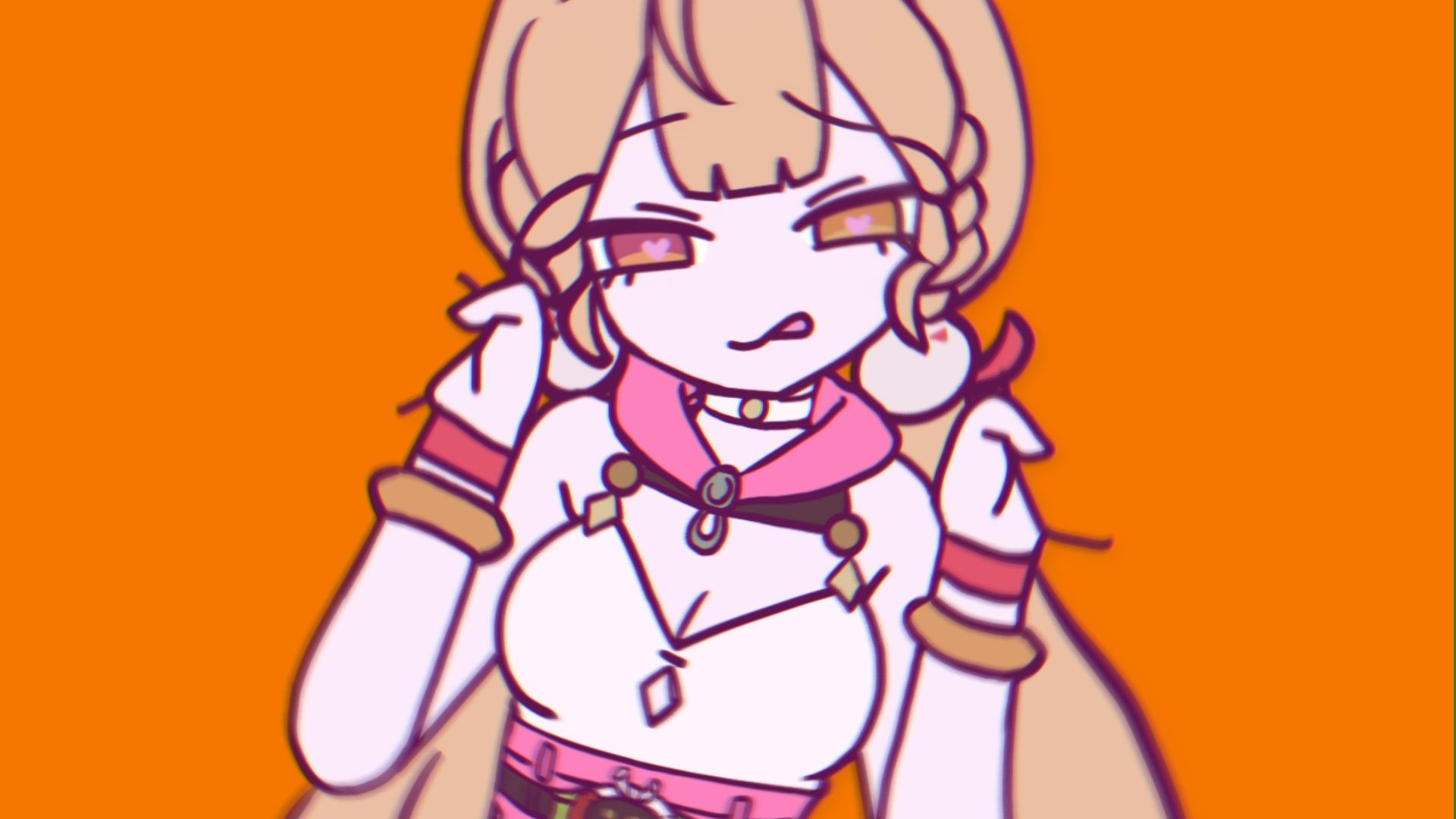 “现在，谁才是猎物呀~”