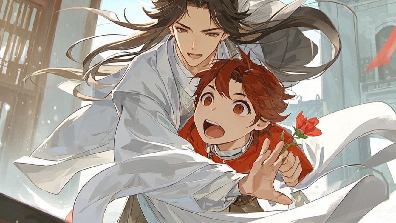 《天官赐福37》太子殿下带娃跑路