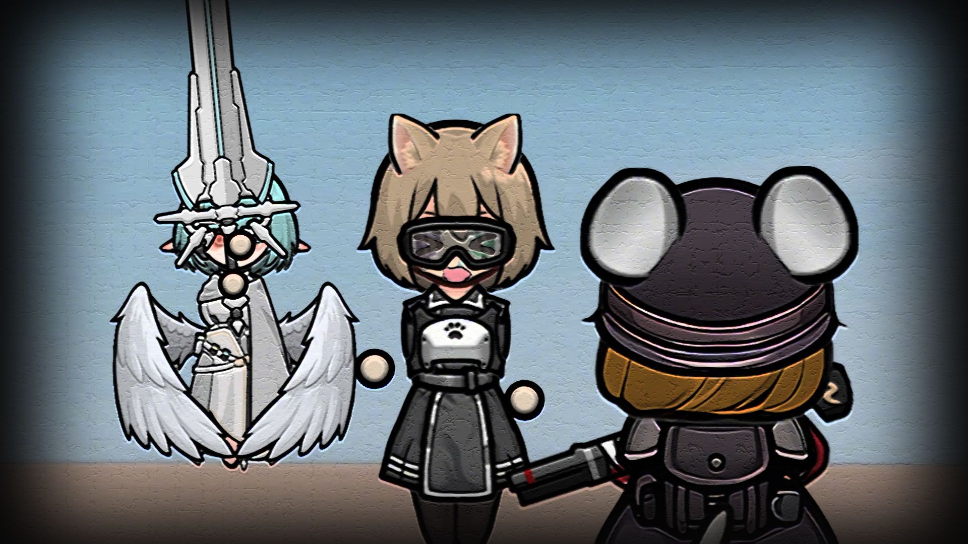 哈绮罗 被夹 在中间