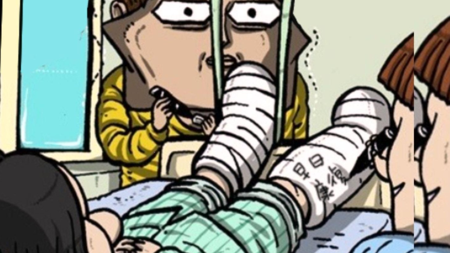 被医生活活打断了双腿！