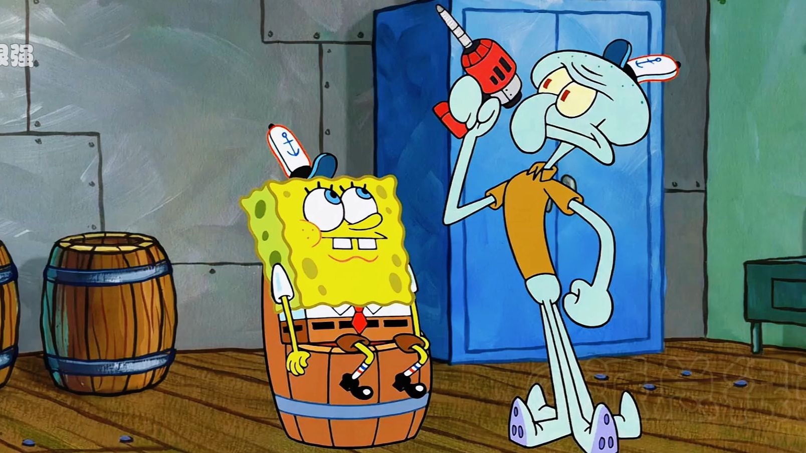 小海绵的大门牙被章鱼哥封住，结果却意外拥有最迷人的声音