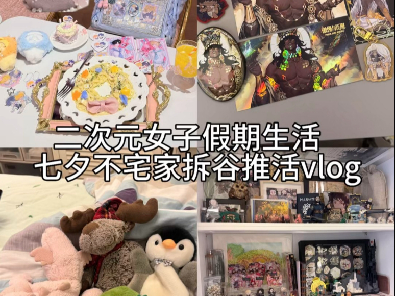 vlog｜同人女的七夕当然是跟同担一起给cp过！