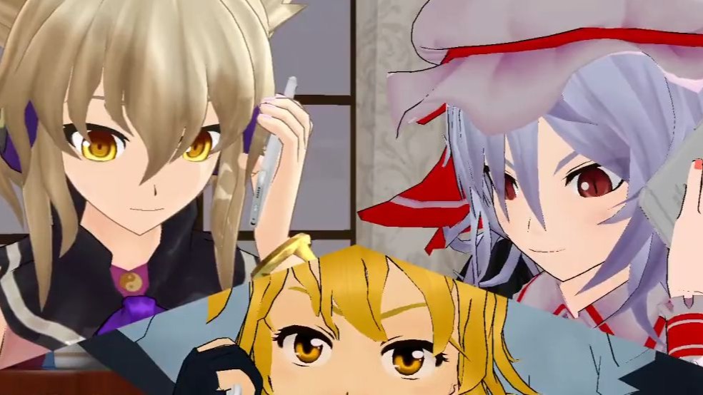 【东方MMD中文内嵌】星期日保卫战！