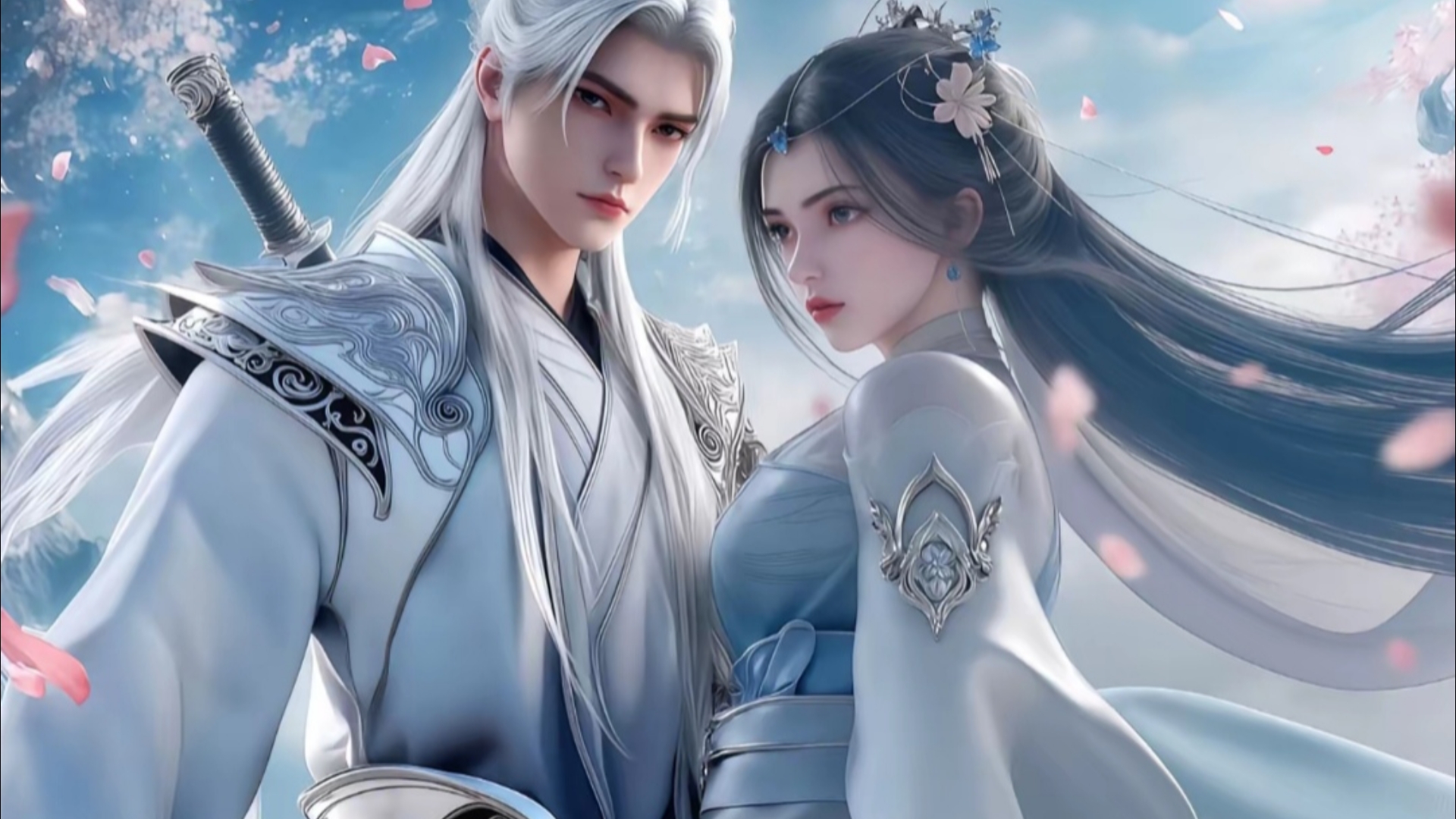 仙逆大结局下集，王林复活李慕婉，带李慕婉一起走过塔天之桥，戮默