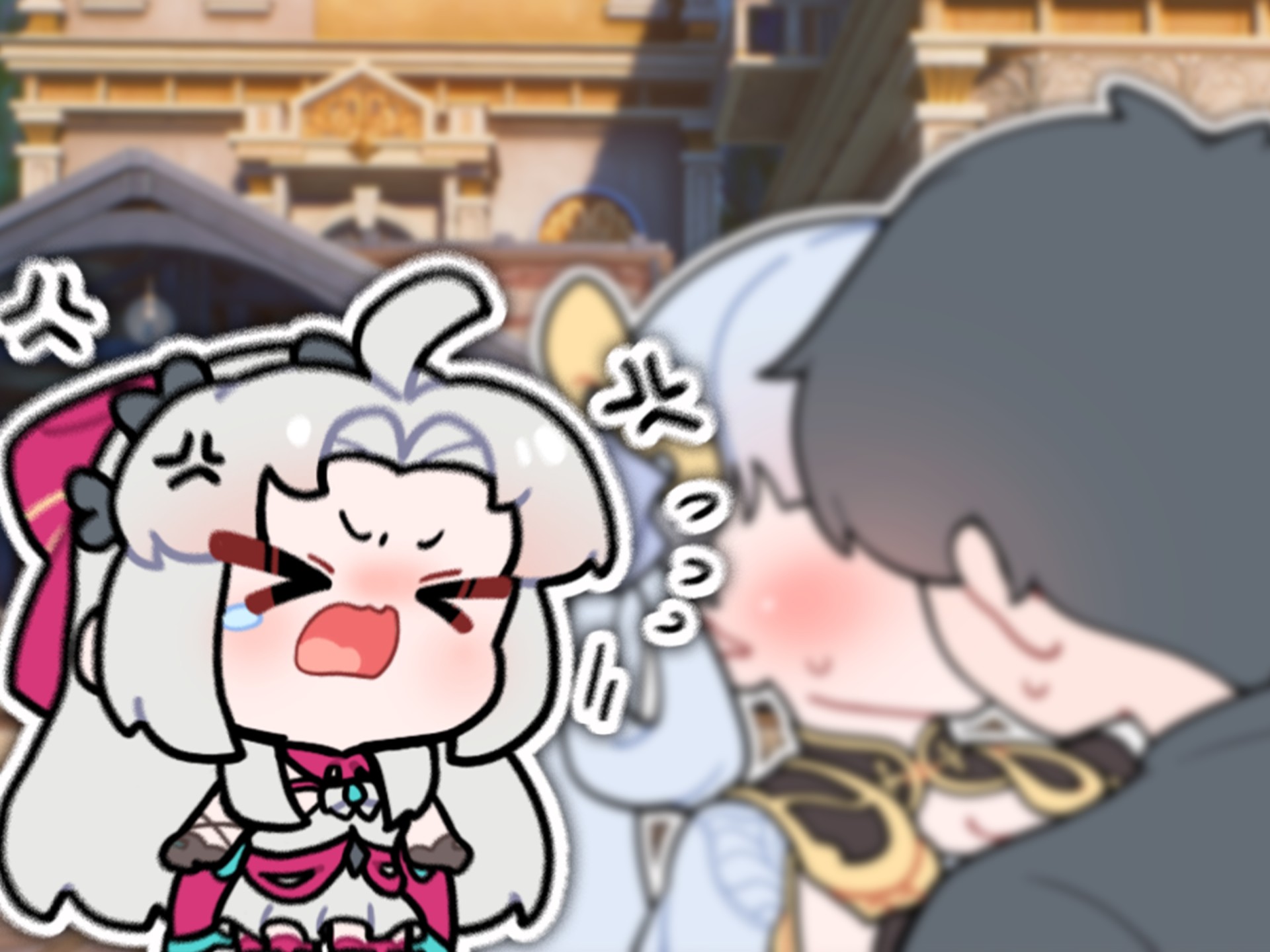 【鸣潮小剧场】和汐汐接吻被小土豆看到了！