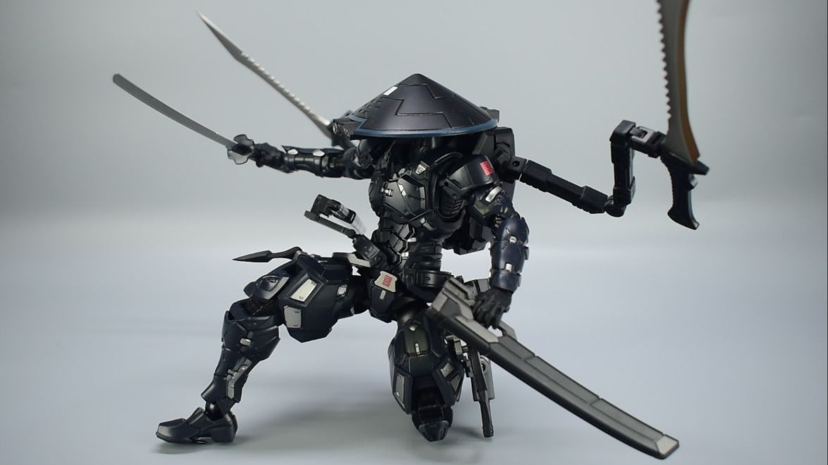 有个支架就好了，集玩超能黑武士玩具开箱