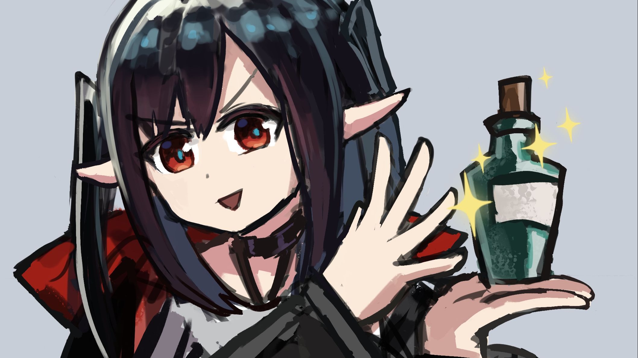 这是喝了可以变成大人的药水哦！