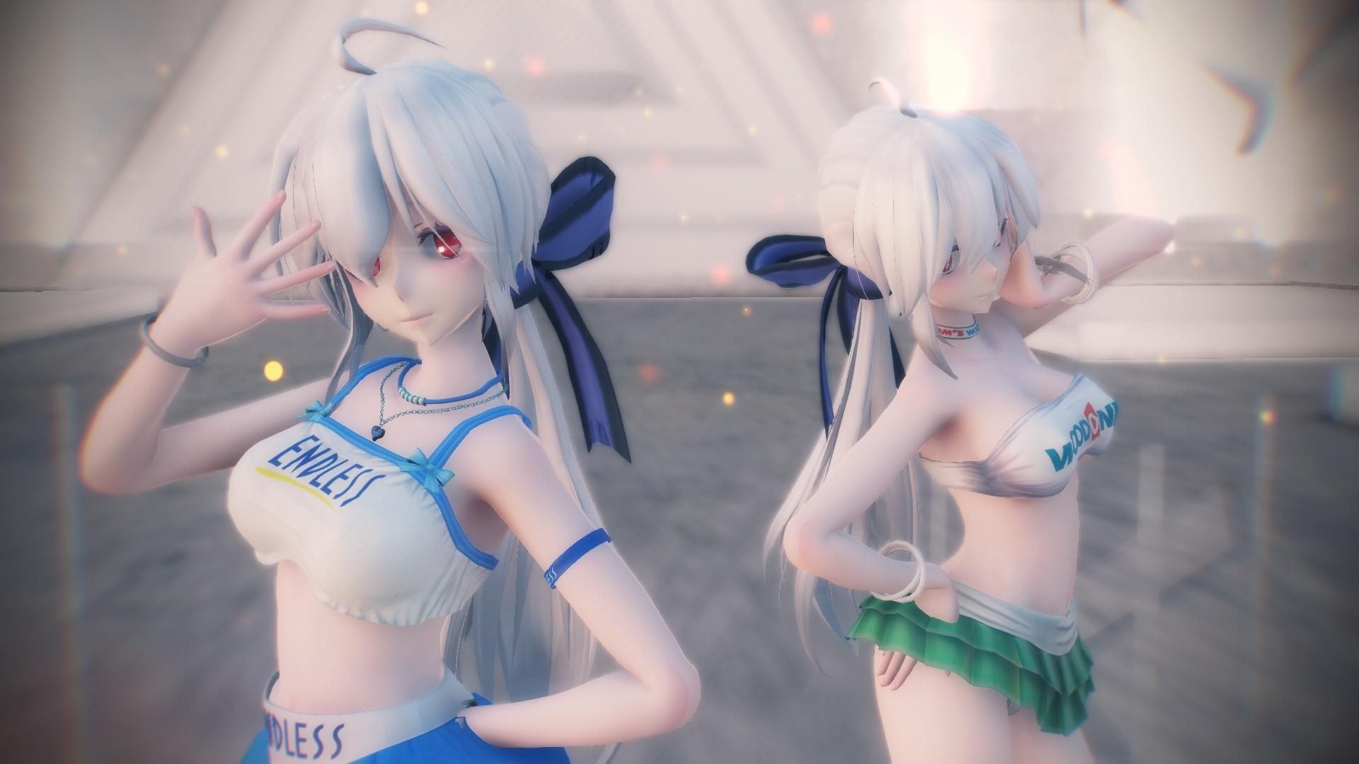 【MMD】弱音 被害妄想携带女子