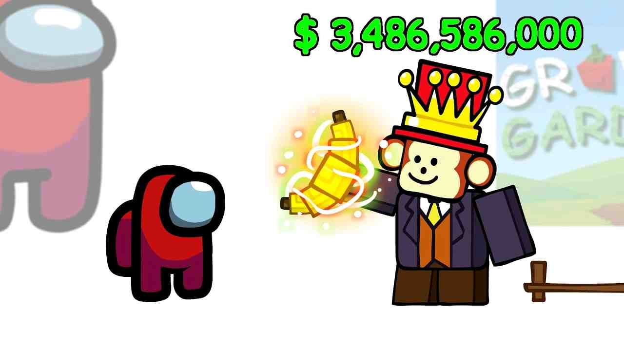 Mini Crewmate Kills Grow a Garden Admin Abuse Characters