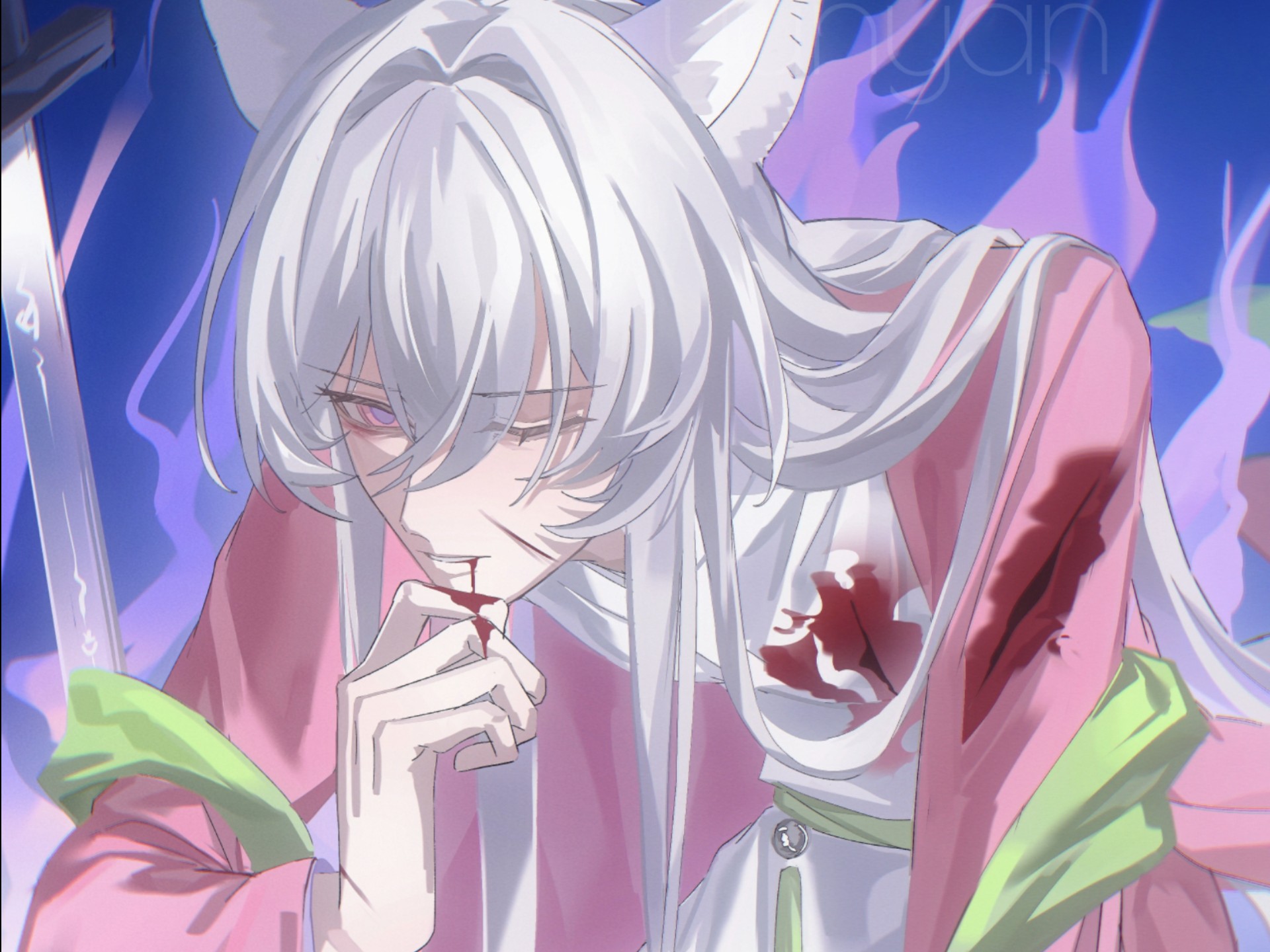 ［绘画过程］战损版古风小生来了