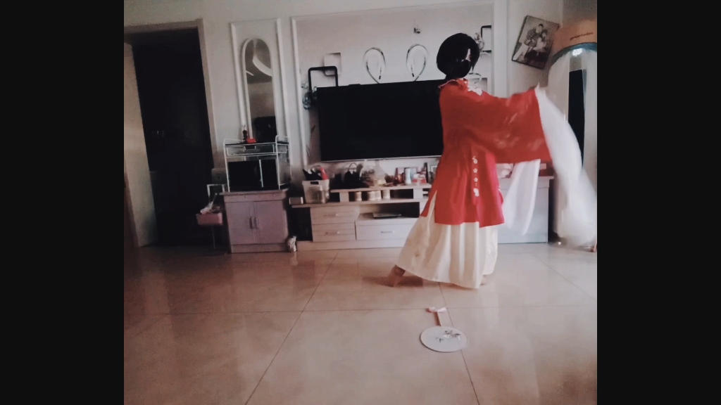 非专业人员跳，自编《烟雨行舟》小花版