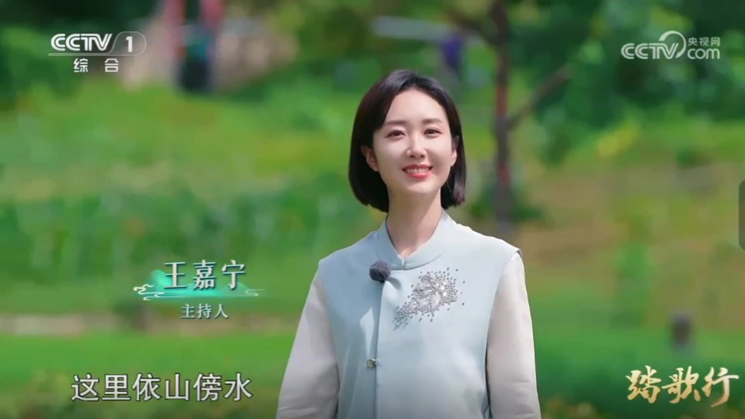 求索映社 作品亮相央视《踏歌行》，拥红妆，翻翠盖，花影暗南浦。