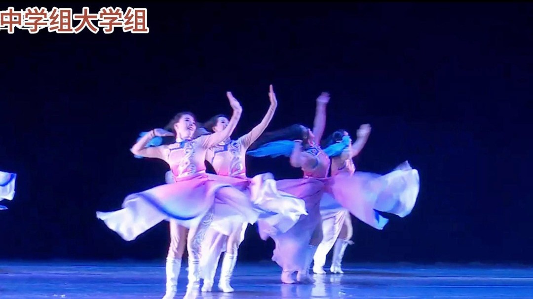 女子唯美蒙族震撼群舞编号P-18蒙族题材舞蹈比赛舞蹈剧目校园