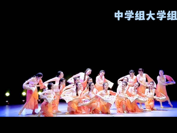 女子唯美民间群舞编号G6民间舞题材舞动作简单易排适合中学生