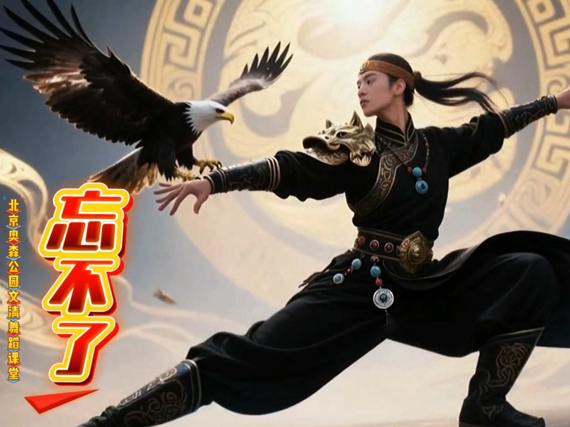 故土亲人入梦深《忘不了》那旧时村。骨刻苍狼白鹿印，此生骄傲