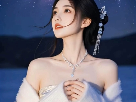 璀璨星河间，白衣仙子的梦幻邂逅
