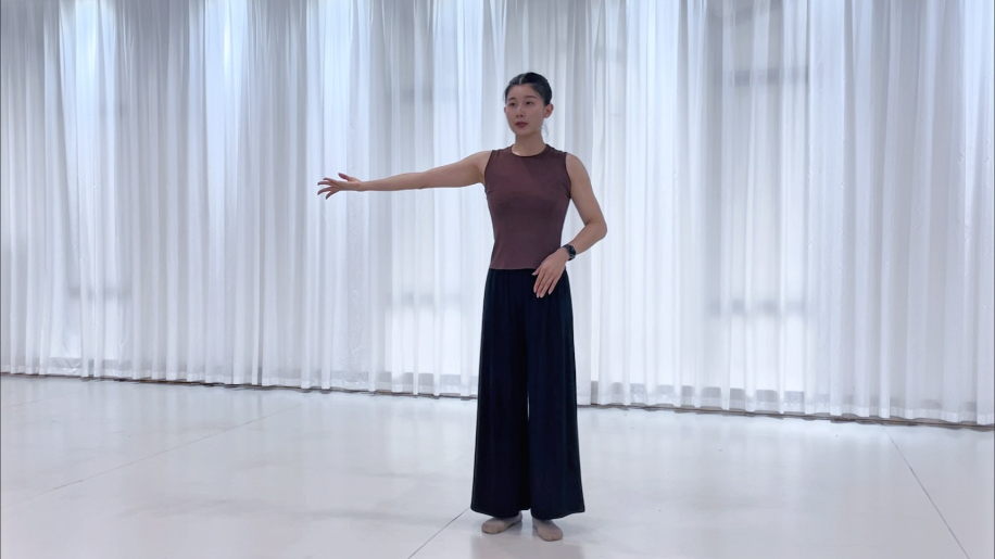 身韵《慢版穿手》动作详细讲解