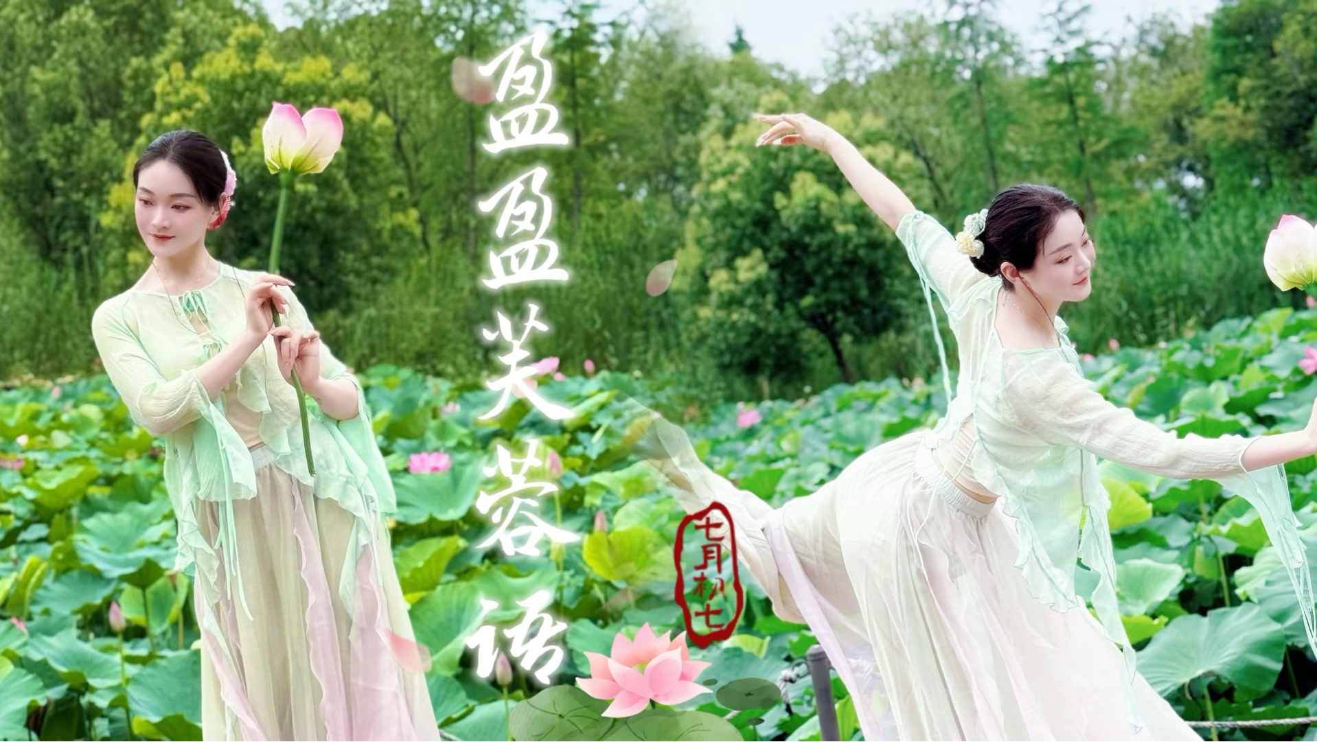 古典舞【盈盈芙蓉语】｜纤手折芙蕖 花洒罗衫湿