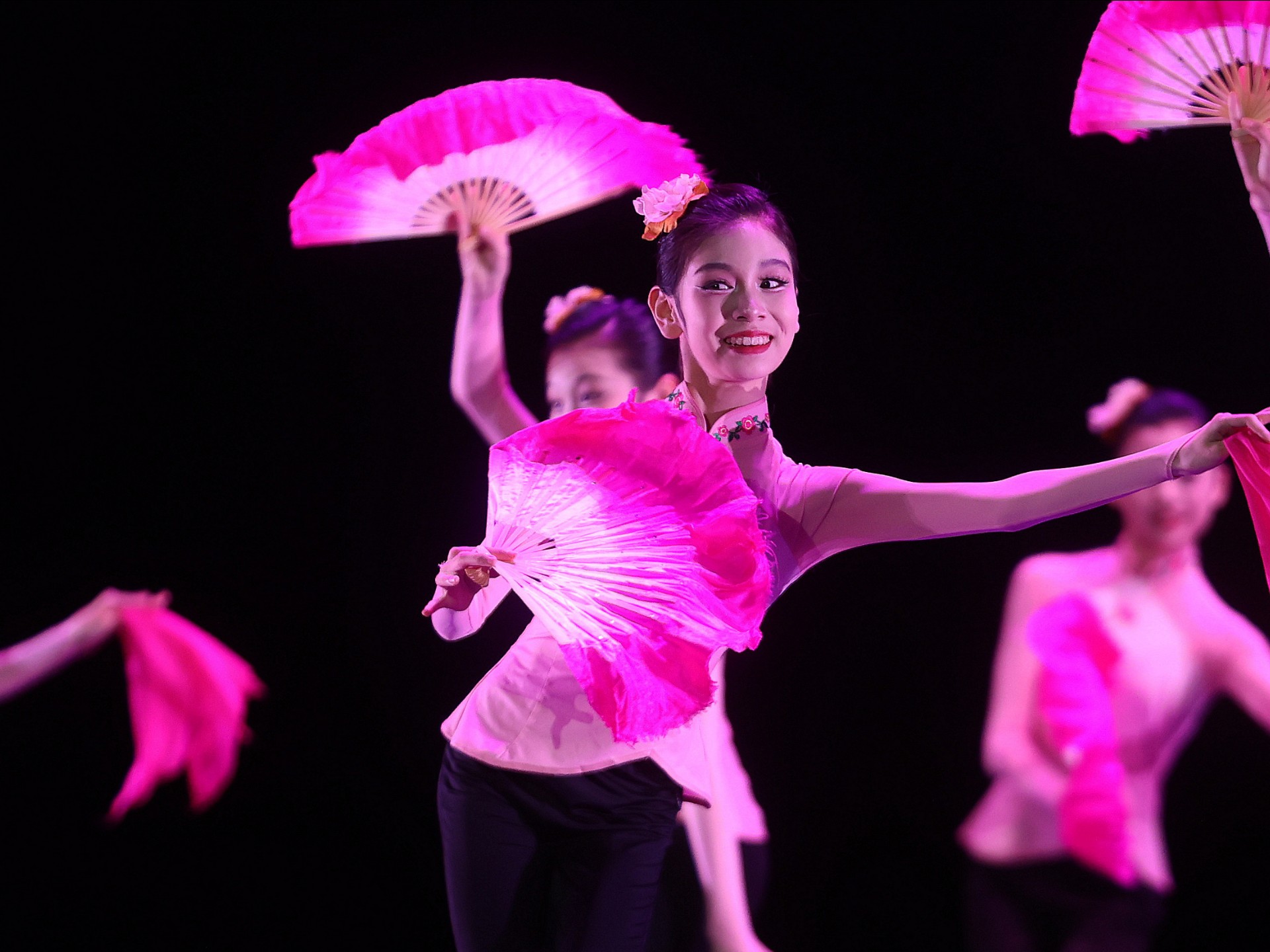 南艺附中一年级云南花灯组合