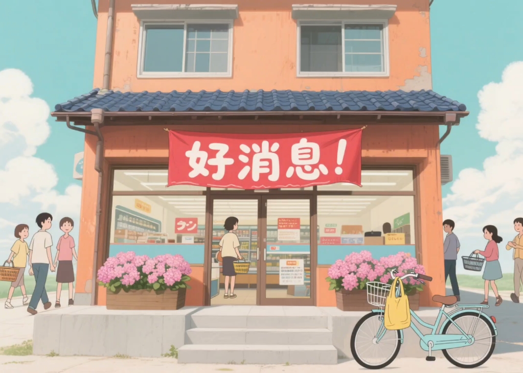 不开心就去超市听好消息