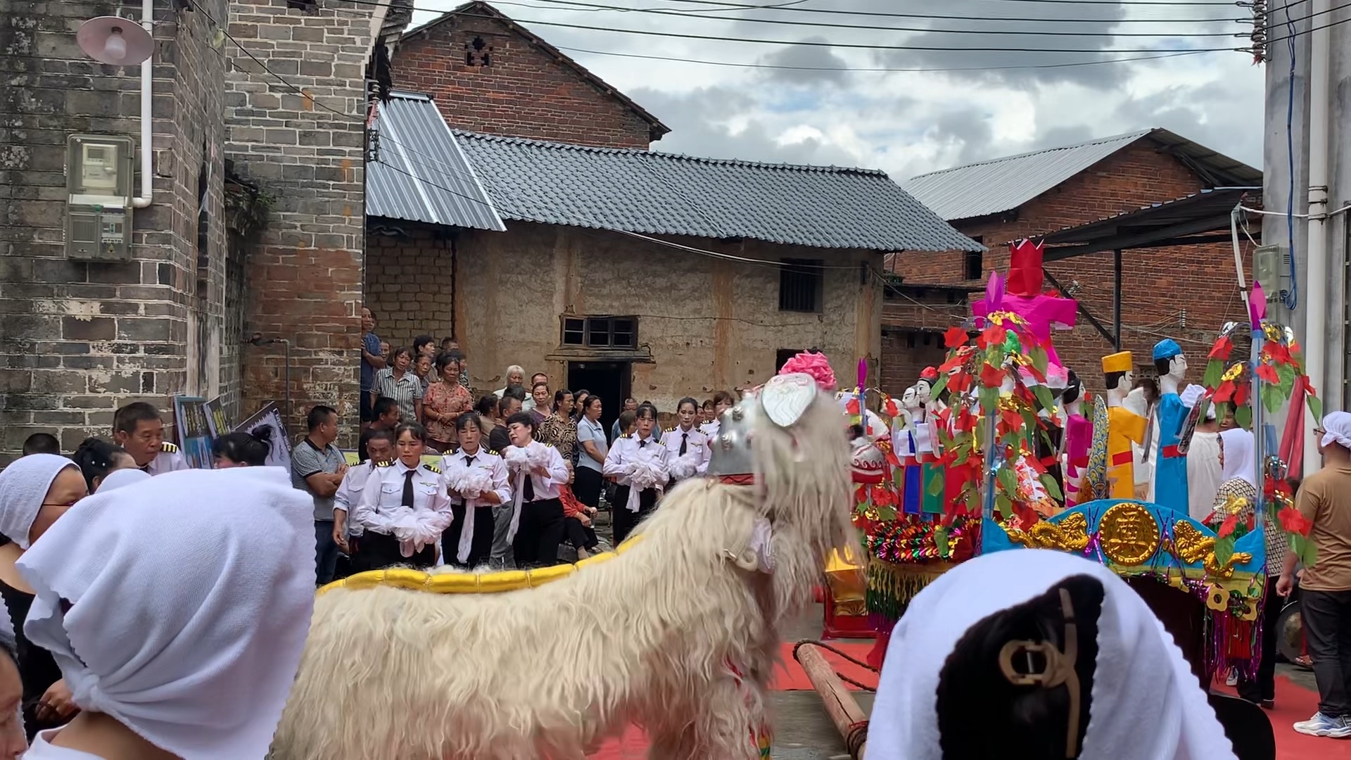 白狮子吊孝红白喜事演出 白事白狮吊调