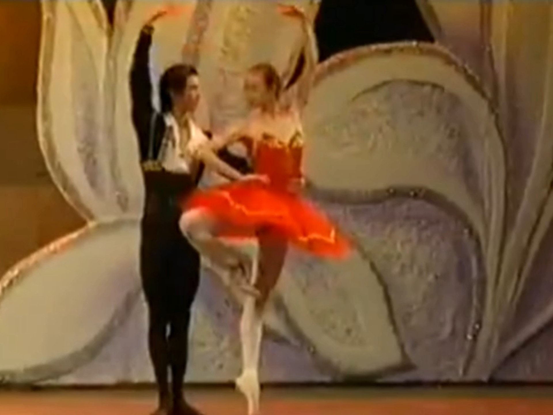 【芭蕾舞剧《唐吉诃德》双人舞】  上海芭蕾舞团范晓枫，孙慎逸