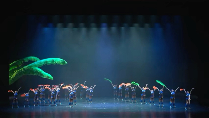 青青山上点点红舞蹈完整版