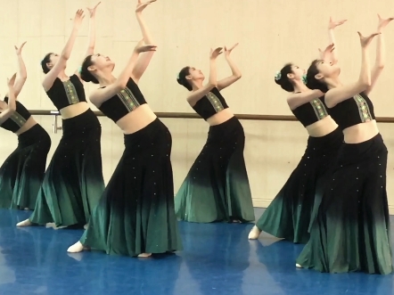 北音舞美丽老师舞蹈教学成果展示！傣族表演性组合片段