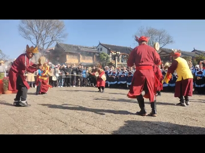 云南   丽江   纳西族   东巴舞