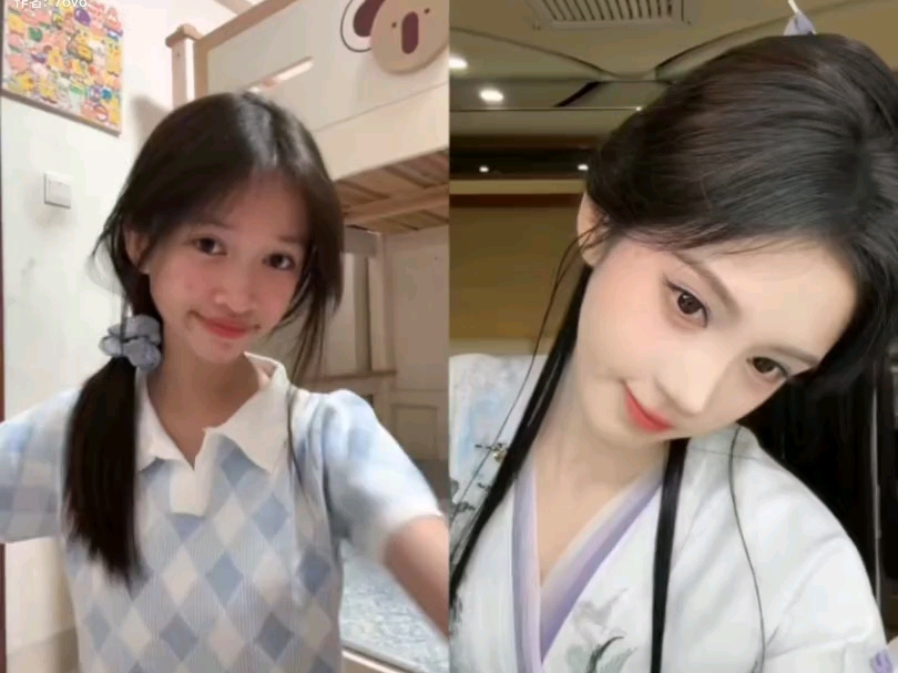 来，网友们，再给你们看一下第二个别人模仿我的偶像鞠婧祎跳的《