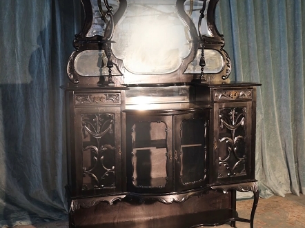 19世纪末法国古董厅柜#家具#中古家具#海派家具