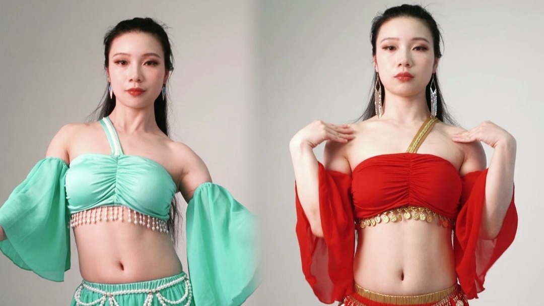 【肚皮舞基本功精修】胸立圆，肩膀别过分积极【舞娘竹子君】