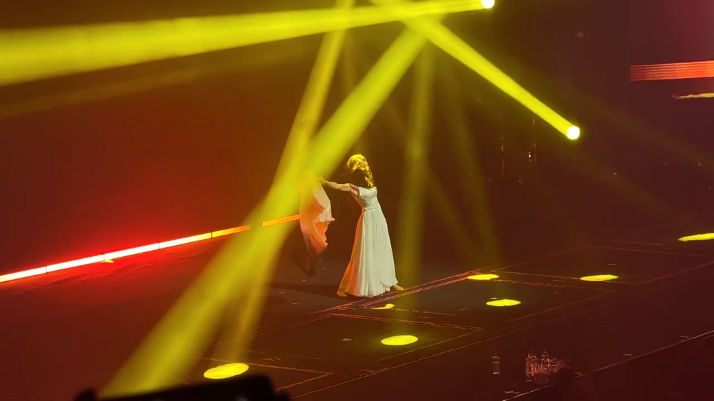 RED女团胡静怡一周年演唱会民族舞solo舞台