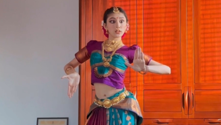 【婆罗多舞】礼赞吉祥天 极低体重驾驭力量感十足的婆罗多 如