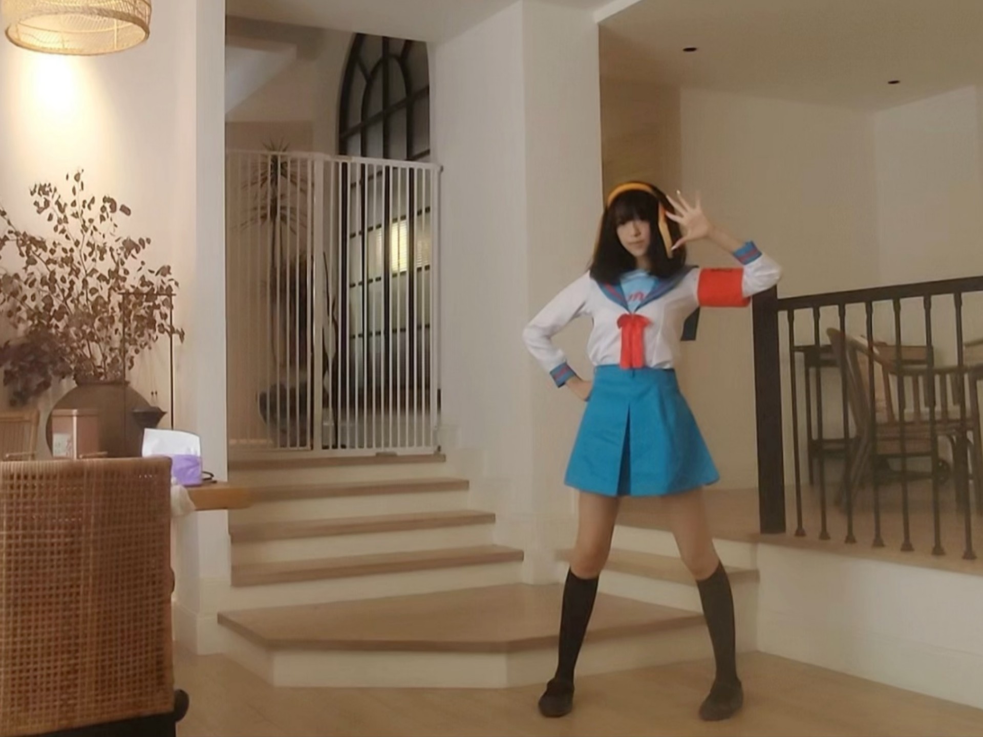 【梨青】校服第二作 【晴天好心情】  猫猫也会鞠躬吗？！