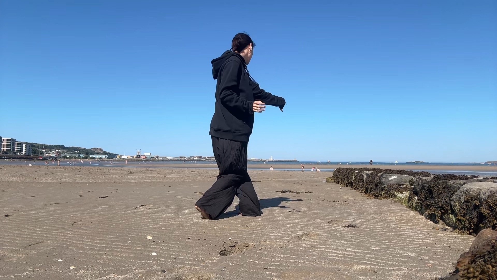 即兴舞蹈，乌兰巴托的夜，海边